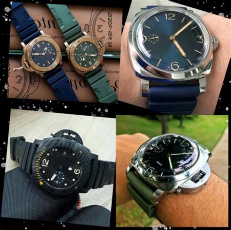 officine panerai rubber strap|Panerai radiomir rubber strap.